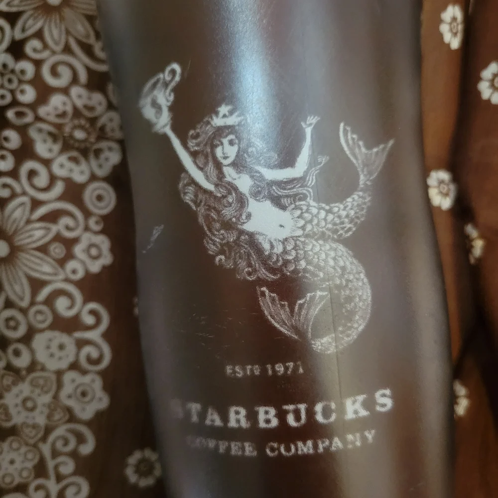 2001 Starbucks Insulated Coffee Tumbler ~ Mermaid ~ Great Y2K-ish Item! FINAL!